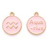 Alloy Enamel Pendants X-ENAM-S124-01A-09J-1