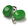Dyed Natural White Jade Pendants G-Z067-03P-02-3