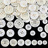 70Pcs 7 Styles Resin Buttons BUTT-PH0001-73-6