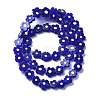 Handmade Millefiori Lampwork Beads Strands LAMP-F035-09M-2