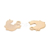 201 Stainless Steel Charms STAS-B001-41G-2