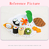 Handmade Non Woven Fabric Sushi Lunch Set DIY-L008-03-2