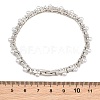 Brass Pave Clear Cubic Zirconia Tennis Bracelets for Women KK-CBA68DA-08P-5