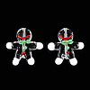 Gingerbread Man Handmade Lampwork Beads LAMP-G150-04C-3