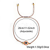 Bohemian Style Resin Evil Eye Bead Braided Bracelets BR6167-14-2