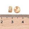Brass Micro Pave Cubic Zirconia Beads KK-B100-043G-02-3