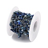 Handmade Natural Lapis Lazuli Chip Beads Chain CHS-H028-06A-02-3