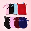 48Pcs 8 Colors Velvet Cloth Drawstring Bags TP-FS0001-01-7