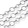 Tarnish Resistant 661 Stainless Steel Mother-son Chains X-CHS-T005-03P-1