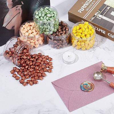 Sealing Wax Particles Kits for Retro Seal Stamp DIY-CP0003-54T-1