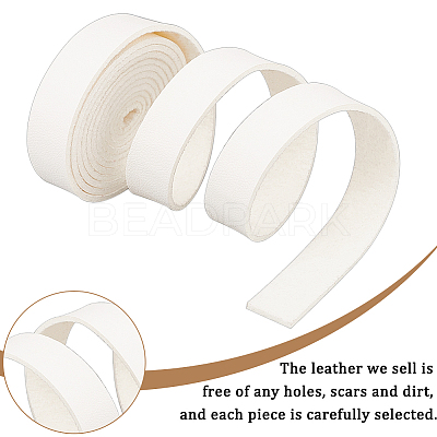 Flat PU Leather Cord WL-WH0004-09B-1