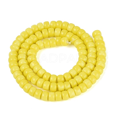Opaque Glass Beads Strands GLAA-NH0002-B01-C07-1