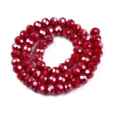 Electroplate Glass Beads Strands LS-EGLA-A044-P8mm-A15-1