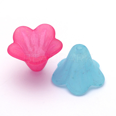 Frosted Acrylic Beads PL692-1
