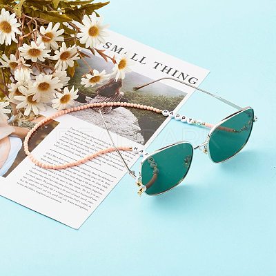 Acrylic Eyeglasses Chains AJEW-EH00352-1