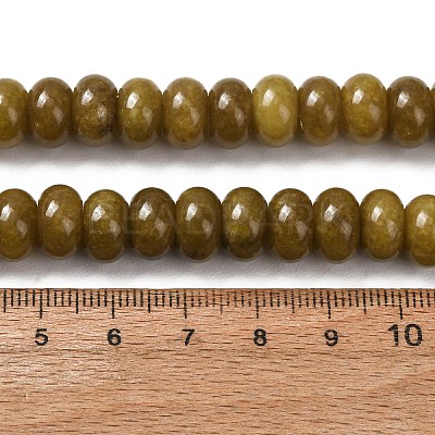 Dyed Natural White Jade Beads Strands G-G107-A44-01-1