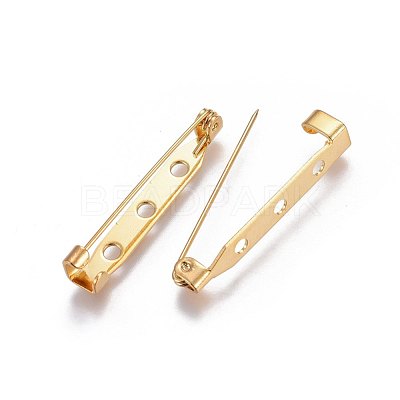 304 Stainless Steel Brooch Findings X-STAS-L221-01A-1