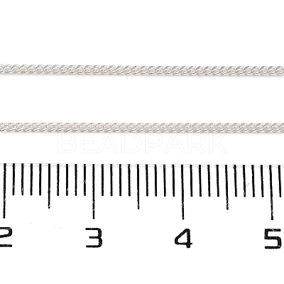 925 Sterling Silver Curb Chains STER-P064-06S-1