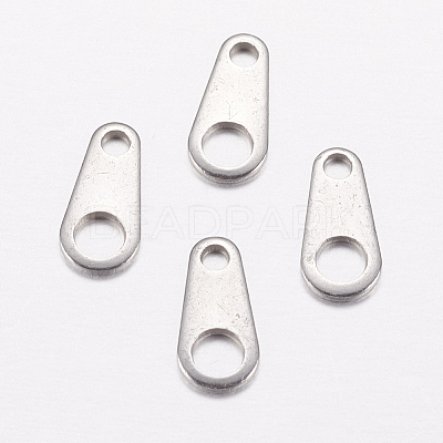 Tarnish Resistant 201 Stainless Steel Chain Tabs STAS-F149-16P-C-1