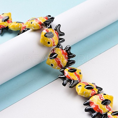 Handmade Porcelain Beads X1-PORC-G002-54A-1
