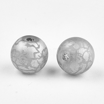 Electroplate Glass Beads EGLA-S178-03G-1