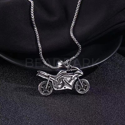 Motorcycle Alloy Pendant Necklace FS-WGFC55A-05-1