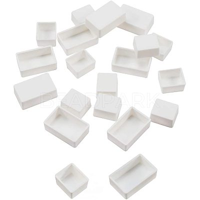 Plastic Empty Watercolor Paint Pans AJEW-PH0017-42-1