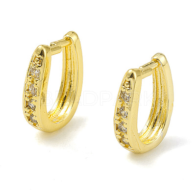 Rack Plating Brass Pave Cubic Zirconia Snap on Bails KK-G464-11G-04-1
