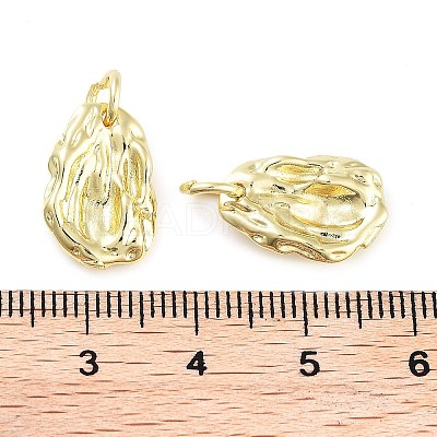 Rack Plating Brass Pendants KK-C056-02G-1