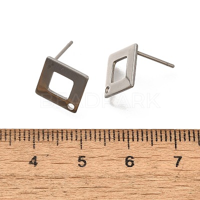 Anti-Tarnish 304 Stainless Steel Stud Earring Findings STAS-F311-17P-1