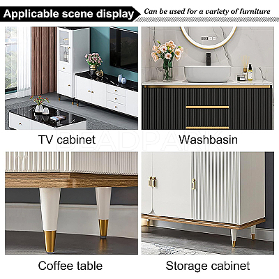 Natural Wooden Couch Legs DIY-WH0304-057-1