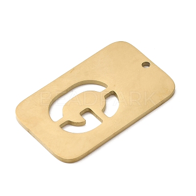 304 Stainless Steel Pendants STAS-D200-01G-G-1