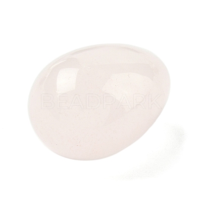 Natural & Synthetic Mixed Gemstone Egg Shape Display Decorations G-Z094-01-1