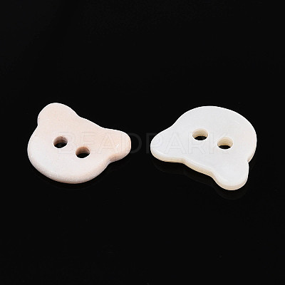 Freshwater Shell Buttons BUTT-T013-06-1