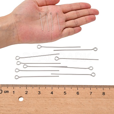 Tarnish Resistant 304 Stainless Steel Eye Pin STAS-R045-35mm-1