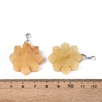 Natural Topaz Jade Pendants G-T144-12B-1