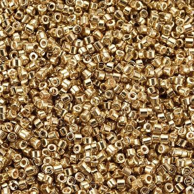 Plated Glass Cylinder Beads SEED-S047-E-005-1