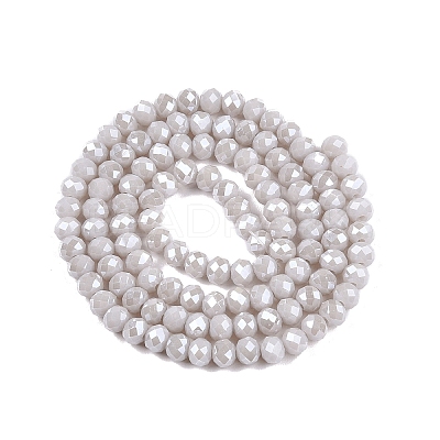 Electroplate Glass Beads Strands EGLA-A044-P4mm-A19-1