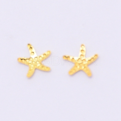 Textured Brass Cabochons MRMJ-WH0065-57G-1