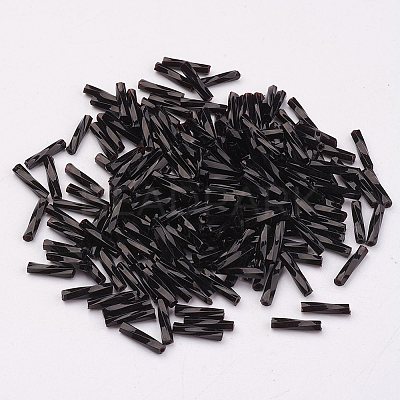 Glass Twisted Bugle Beads SEED-E002-6mm-849-1