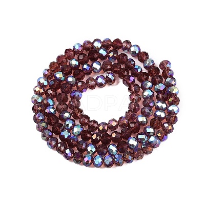 Electroplate Glass Beads Strands EGLA-A044-T4mm-L13-1
