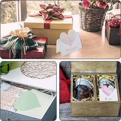 60Pcs 6 Colors Paper Greeting Cards DIY-GF0011-24-1