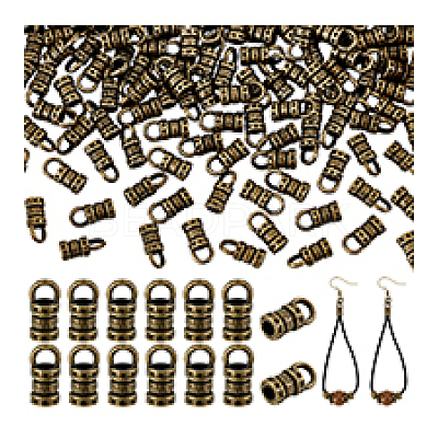 200Pcs Tibetan Style Zinc Alloy Cord End FIND-PH0028-31AB-1