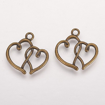 Valentines Gifts Idea for Her 2015 Tibetan Style Alloy Pendants LS-X-TIBEP-21057-AB-NR-1