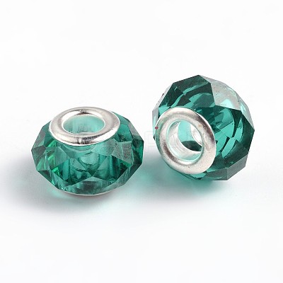 Handmade Glass European Beads GPDL25Y-68-1