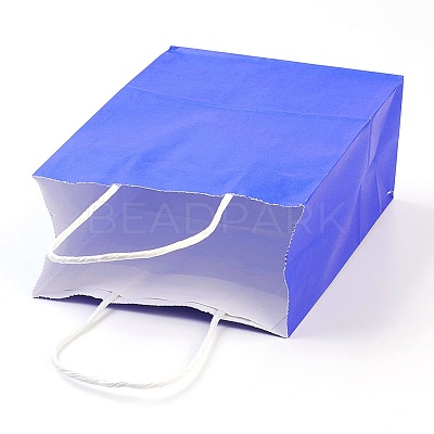 Pure Color Kraft Paper Bags LS-AJEW-G020-B-04-1