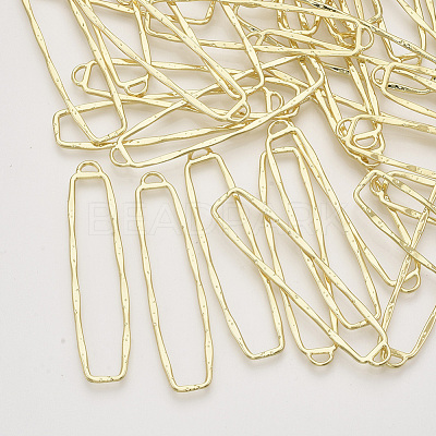 Alloy Open Back Bezel Big Pendants PALLOY-S121-160-1