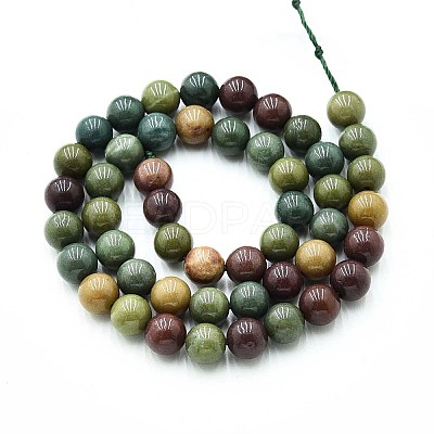 Natural Quartz Beads Strands G-N355-8mm-28-1