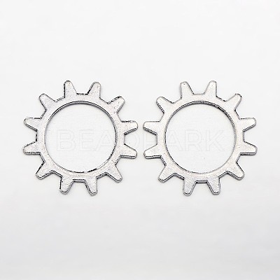 Tibetan Style Alloy Steampunk Pendants TIBEP-AB5031-AS-FF-1