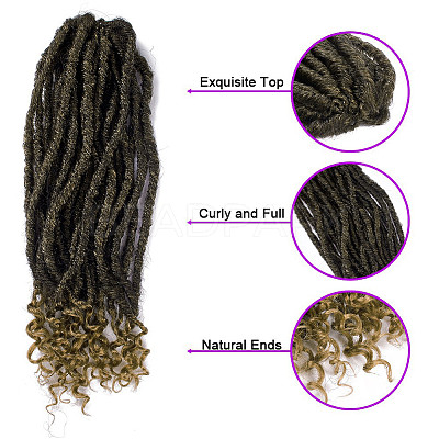 Curly Faux Locs Crochet Hair LS-OHAR-G005-12C-1
